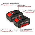 Einhell Power X-Change 18v 4.0Ah Li-Ion Battery (Pack of 2) thumbnail