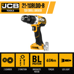 JCB 18V Brushless Cordless Drill Driver (Bare) thumbnail