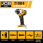JCB 18V Cordless Impact Driver (Bare) thumbnail