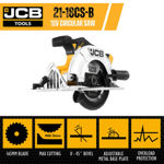 JCB 18V Cordless Circular Saw (Bare) thumbnail