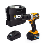 JCB 18V Brushless Cordless Combi Drill with 5.0Ah Battery, Charger & Case thumbnail
