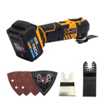 JCB 18V Brushless Cordless 3-Piece Power Tool Kit with 2 x 5.0Ah Batteries, Charger & Wheeled Kit Bag thumbnail