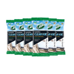 Turtle Wax Clear Vue Glass Cleaner Wipes (6 x Pack of 24) thumbnail