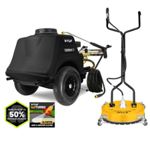 V-TUF TORRENT 2 7HP Mini-Bowser Petrol Pressure Washer 190 Bar, 13L/min + 19