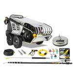 V-TUF RAPID VSC 240v 100Bar, 12L/min Hot Water Stainless Industrial Mobile Pressure Washer +  STONE RESTORATION & 33FT ROOF CLEANING BUNDLE thumbnail