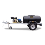 V-TUF DELUGE 5HP 150Bar MAX, 13L/min DIRECT DRIVE YANMAR DIESEL 500 ltr Highway Trailer Bowser Pressure Washer thumbnail