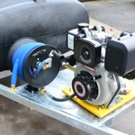 V-TUF DELUGE 5HP 150Bar MAX, 13L/min DIRECT DRIVE YANMAR DIESEL 500 ltr Highway Trailer Bowser Pressure Washer thumbnail