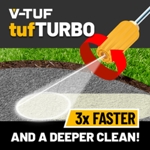 V-TUF tufTURBO 255 BAR 100degC 05 HEAVY DUTY TURBO NOZZLE SSQ INLET - V-SPIN DEEP CLEAN TECHNOLOGY thumbnail