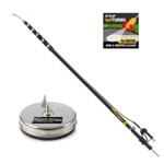 V-TUF GCX33 teleLANCE CARBON FIBRE TELESCOPIC LANCE 2.5 UP TO10 METRES - 300mm ROOF CLEANER, BELT & GUTTER CLEANING ATTACHMENT thumbnail