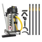 V-TUF MAXi - 50L H-Class 240v 1750w Industrial Dust Extraction Vacuum Cleaner - 5m 32mmHigh Level Cleaning Kit & Pipe Cleaning Tools thumbnail