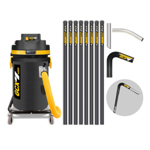V-TUF GCX4000 1.75KW 37L WET & DRY Industrial Powerful Vacuum Cleaner - Side Entry & Cyclone Tech (240V) + 40FT GCX ALU GUTTER CLEANING KIT  thumbnail