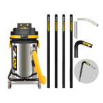 V-TUF GCX5000 3.5KW 50L WET & DRY Industrial Powerful Vacuum Cleaner - Side Entry & Cyclone Tech (240V) - 20FT GCX PRO GUTTER CLEANING KIT thumbnail