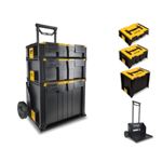 V-TUF STACKPACK BARROW WITH 3 STACKPACK BOXES - V-TUF STORAGE BOX SYSTEM STARTER KIT thumbnail