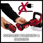 Einhell CE-CP 18/180 Li E Solo PXC 18V Brushless Handheld Polishing/Sanding Machine, Body Only thumbnail