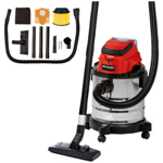 Einhell TC-VC 18/20 Li S-Solo PXC 18V 20 Litre Stainless Steel Wet & Dry Vac, Body Only thumbnail