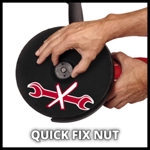 Einhell AXXIO 36/230 Q PXC 36V 230mm Quick Release Brushless Angle Grinder, Body Only thumbnail