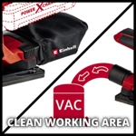 Einhell TC-OS 18/187 Li Solo PXC Classic 18V 1/3 Sheet Sander, Body Only thumbnail