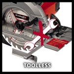 Einhell TE-CS 190/1 1500W 190mm Circular Saw thumbnail