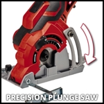 Einhell TC-CS 89 600W 89mm Mini Circular Saw Kit thumbnail