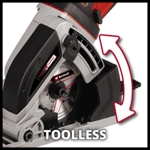Einhell TE-CS 18/89 Li - Solo PXC 18V 89mm Mini Circular Saw, Body Only thumbnail