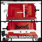 Einhell TE-CC 250 UF 2000W 250mm Portable Foldable Table Saw with softstart thumbnail
