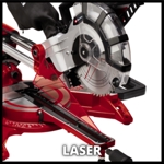Einhell TC-SM 2131/1 Dual 1800W 210mm Double Bevel Sliding Mitre Saw thumbnail