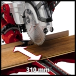 Einhell TC-SM 2131/1 Dual 1800W 210mm Double Bevel Sliding Mitre Saw thumbnail