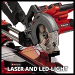 Einhell TE-SM 36/210 Solo PXC 36V (2x18V) 210mm Sliding Mitre Saw, Body Only thumbnail