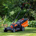 Yard Force LM C33B 33cm 20V Cordless Lawn Mower & LT C25B 20V Cordless Grass Trimmer with Battery & Charger thumbnail