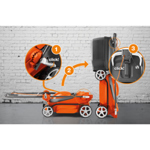 Flymo EasiStore 340R 34cm Electric Lawn Mower (Hand Propelled) thumbnail