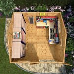 Mercia Premium Shiplap Reverse Apex Wooden Workshop 10 x 10 thumbnail
