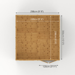 Mercia Premium Shiplap Reverse Apex Wooden Workshop 10 x 10 thumbnail
