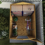 Mercia Security Shiplap Apex Wooden Shed 8 x 6 thumbnail