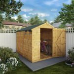 Mercia Security Shiplap Apex Wooden Shed 8 x 6 thumbnail