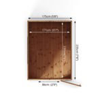 Mercia Security Shiplap Apex Wooden Shed 8 x 6 thumbnail