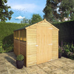 Mercia Overlap Apex Wooden Shed 8 x 6 thumbnail