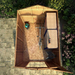 Mercia Overlap Single Door Apex Wooden Shed 8 x 6 - Windowless thumbnail