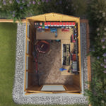 Mercia Overlap Double Door Apex Wooden Shed 8 x 6 thumbnail