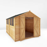 Mercia Overlap Apex Wooden Shed 10 x 8 thumbnail
