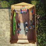 Mercia Overlap Apex Wooden Shed 15 x 10 thumbnail
