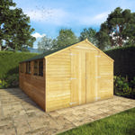 Mercia Overlap Apex Wooden Shed 15 x 10 thumbnail