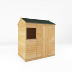 Mercia Overlap Reverse Apex Wooden Shed 6 x 4 thumbnail