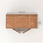 Mercia Shiplap Pent Wooden Shed 6 x 2'' 6 thumbnail