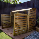 Mercia Pressure Treated Double Bin Store thumbnail