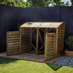 Mercia Pressure Treated Double Bin Store thumbnail