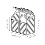 Mercia Pressure Treated Double Bin Store thumbnail