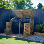 Mercia Pressure Treated Double Bin Store thumbnail
