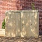 Mercia Premium Pressure Treated Double Bin Store thumbnail