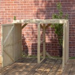 Mercia Premium Pressure Treated Double Bin Store thumbnail