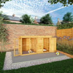 Mercia Berkshire Dog Kennel & Run 8 x 4 thumbnail